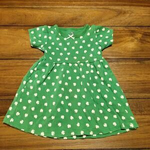 HB Infant Green St. Patrick's Day Shamrock Dress - Size 18M